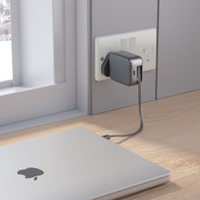 Load image into Gallery viewer, L65 UK GaN 65W Wall Charger with Built-In USB-C Cable