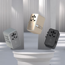 Load image into Gallery viewer, T70L 70W Universal Travel Adapter with Built-In USB-C Cable