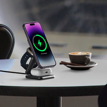 Load image into Gallery viewer, Mag 3 Magnetic 3-in-1 Foldable Travel Charging Station
