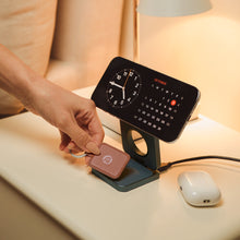 Load image into Gallery viewer, AVISTAR C01 Nano Smart Tag Card + Mag Book Qi2 3-in-1 Wireless Charging Station with Stand