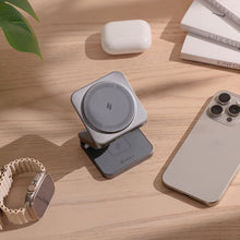 Load image into Gallery viewer, Mag 3 Pro Qi2 3-in-1 Foldable Travel Charging Station