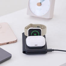 Load image into Gallery viewer, M301 Qi2 3-in-1 Wireless Charging Station with Stand