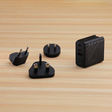 Load image into Gallery viewer, P67 GaN 67W 3-Port Fast Charging Wall Charger + iLinio C100 USB-C to USB-C 100W Magnetic Charging Cable (2-Pack)