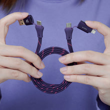 Load image into Gallery viewer, PeAk MF401 4-in-1 60W Magnetic Flat Charging Cable