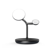 Load image into Gallery viewer, OMNIA M3+ Magnetic 3-in-1 Wireless Charging Station (Apple MFW-Certified) + OMNIA C2 Magnetic Wireless Car Charger
