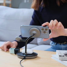 Load image into Gallery viewer, OMNIA M3+ Magnetic 3-in-1 Wireless Charging Station (Apple MFW-Certified)