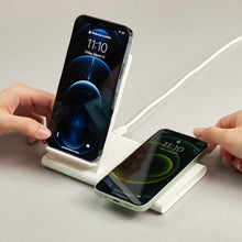Load image into Gallery viewer, OMNIA Q2x 2-in-1 Wireless Charging Station