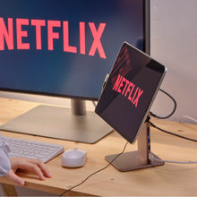 Load image into Gallery viewer, Mag M Pro Magnetic 8-in-1 iPad Stand Hub + PeAk II Ultra HD 4K 60Hz HDMI Cable (2M)