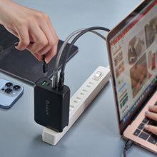 Load image into Gallery viewer, OMNIA Pro 130 - 130W 4-Port Power Charger + PeAk II C120B USB-C to Lightning Cable (1.2M)