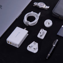 Load image into Gallery viewer, OMNIA Pro GaN 100W Super Charging Kit (Travel Plugs Included)