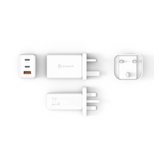 Load image into Gallery viewer, OMNIA Q5 5-in-1 Wireless Charging Station + OMNIA F6 65W Super Charging Kit-UK Plug