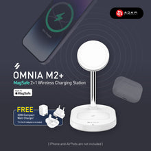 Load image into Gallery viewer, OMNIA M2+ MagSafe 2 +1 Wireless Charging Station