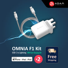 Load image into Gallery viewer, F1 Kit - Apple MFi-certified Fast Charging Kit (2pcs)