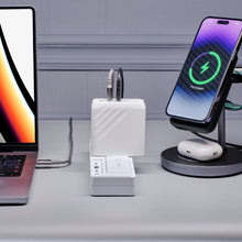 Load image into Gallery viewer, OMNIA Pro 140 140W 3-Port Power Charging Kit＋CASA Hub Stand Pro USB-C 6-in-1 Laptop Stand Hub
