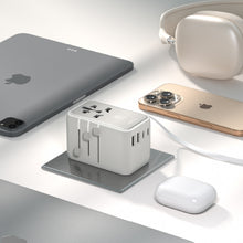 Load image into Gallery viewer, T100L 100W Universal Travel Adapter with Built-In USB-C Cable
