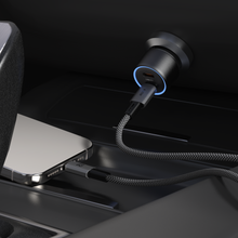 Load image into Gallery viewer, C40	40W Fast Dual USB-C Car Charger + CQ1 Qi2 Magnetic Charging Car Mount
