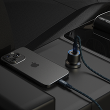 Load image into Gallery viewer, C40	40W Fast Dual USB-C Car Charger + CQ1 Qi2 Magnetic Charging Car Mount
