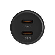 Load image into Gallery viewer, C40	40W Fast Dual USB-C Car Charger + CQ1 Qi2 Magnetic Charging Car Mount
