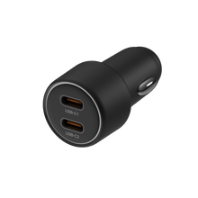 Load image into Gallery viewer, C40	40W Fast Dual USB-C Car Charger + CQ1 Qi2 Magnetic Charging Car Mount
