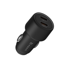 Load image into Gallery viewer, C40	40W Fast Dual USB-C Car Charger + CQ1 Qi2 Magnetic Charging Car Mount
