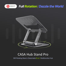 Load image into Gallery viewer, CASA Hub Stand Pro USB-C 6-in-1 Laptop Stand Hub
