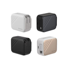 Load image into Gallery viewer, L35 UK GaN 35W Wall Charger with Built-In USB-C Cable + PeAk MS401 4-in-1 60W Magnetic Charging Cable
