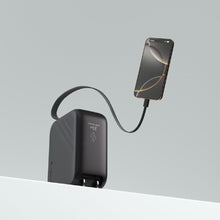 Load image into Gallery viewer, L35 UK GaN 35W Wall Charger with Built-In USB-C Cable + PeAk MS401 4-in-1 60W Magnetic Charging Cable
