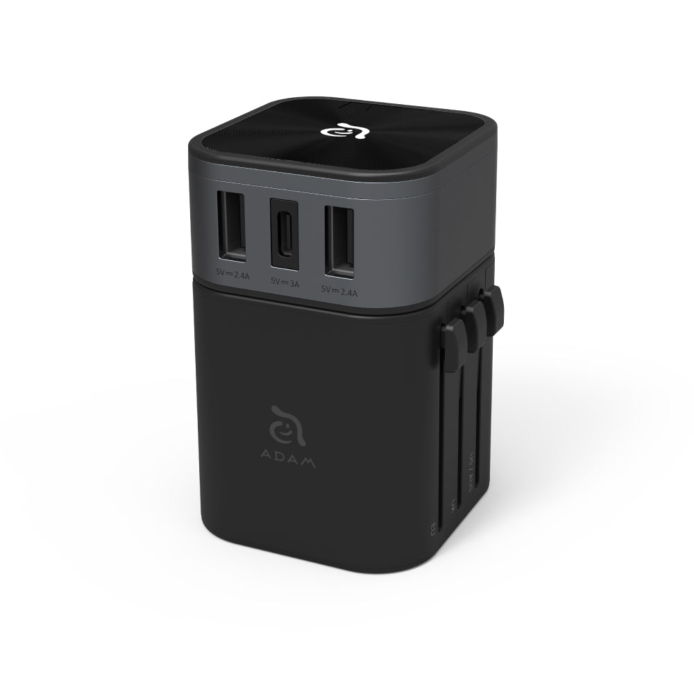 EVE II  Bluetooth Transmitter & Receiver + OMNIA T3 Universal Travel Adapter