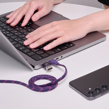 Load image into Gallery viewer, PeAk MF401 4-in-1 60W Magnetic Flat Charging Cable
