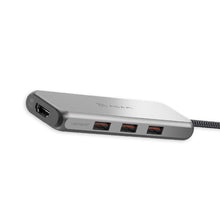 Load image into Gallery viewer, CASA Hub A07 USB-C Gen2 SuperSpeed 7-in-1 Hub + CASA M100+ USB-C to USB-A Cable (1M)
