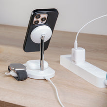 Load image into Gallery viewer, OMNIA M2+ MagSafe 2 +1 Wireless Charging Station
