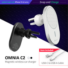 Load image into Gallery viewer, OMNIA C2 Magnetic Wireless Car Charger
