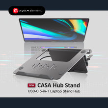 Load image into Gallery viewer, CASA Hub Stand - USB-C 5-in-1 Laptop Stand Hub
