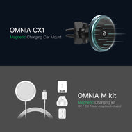 OMNIA CX1 Magnetic Charging Car Mount ＋ OMNIA M Kit Magnetic Charging Kit