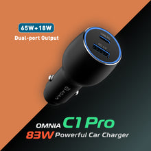 Load image into Gallery viewer, OMNIA C1 Pro - 83W Powerful Car Charger
